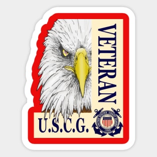 Veteran - Coast Guard Sticker